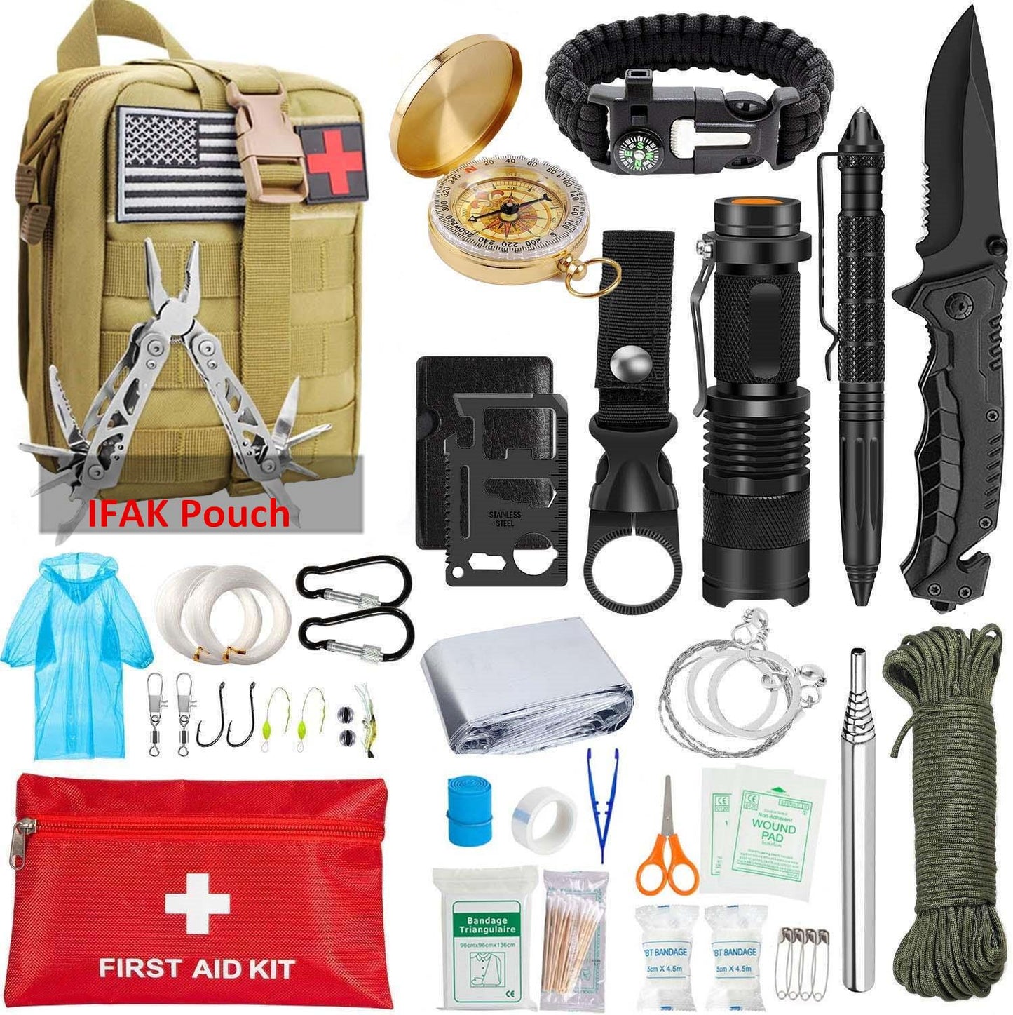 SurviGear 47 In 1 Survival Kit