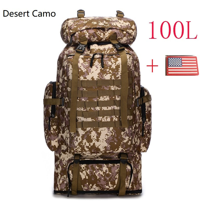 80L/100L Military Tactical Backpack